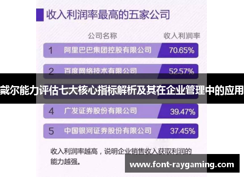 戴尔能力评估七大核心指标解析及其在企业管理中的应用