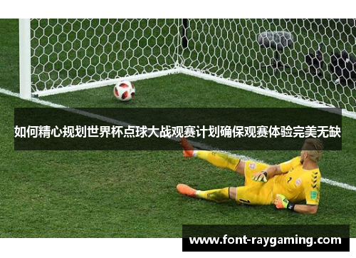 如何精心规划世界杯点球大战观赛计划确保观赛体验完美无缺